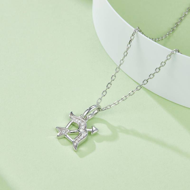 Sagittarius Moissanite Diamond Necklace from the Twelve Constellations Series